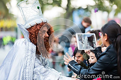 Magi collecting letters Editorial Stock Photo